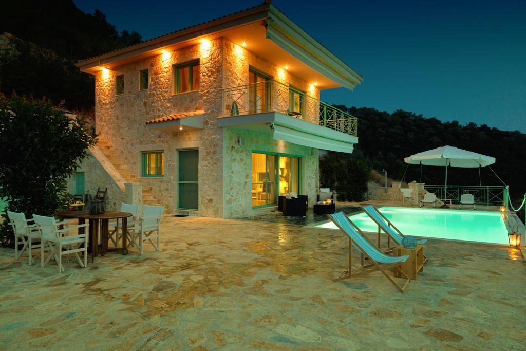Meganisi Blue Villa Spartokhorion Bagian luar foto